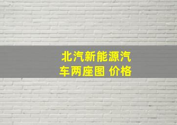 北汽新能源汽车两座图 价格